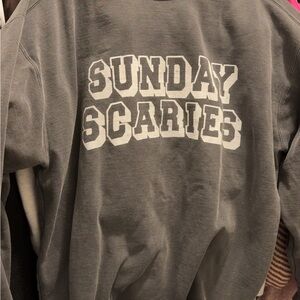 Kristin jones Sunday scaries sweatshirt